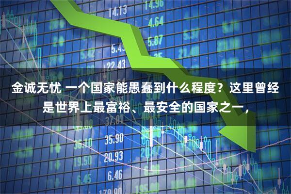 金诚无忧 一个国家能愚蠢到什么程度？这里曾经是世界上最富裕、最安全的国家之一，